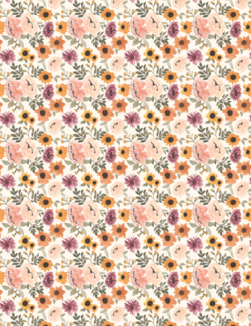 Fall Flora Headwrap Bow