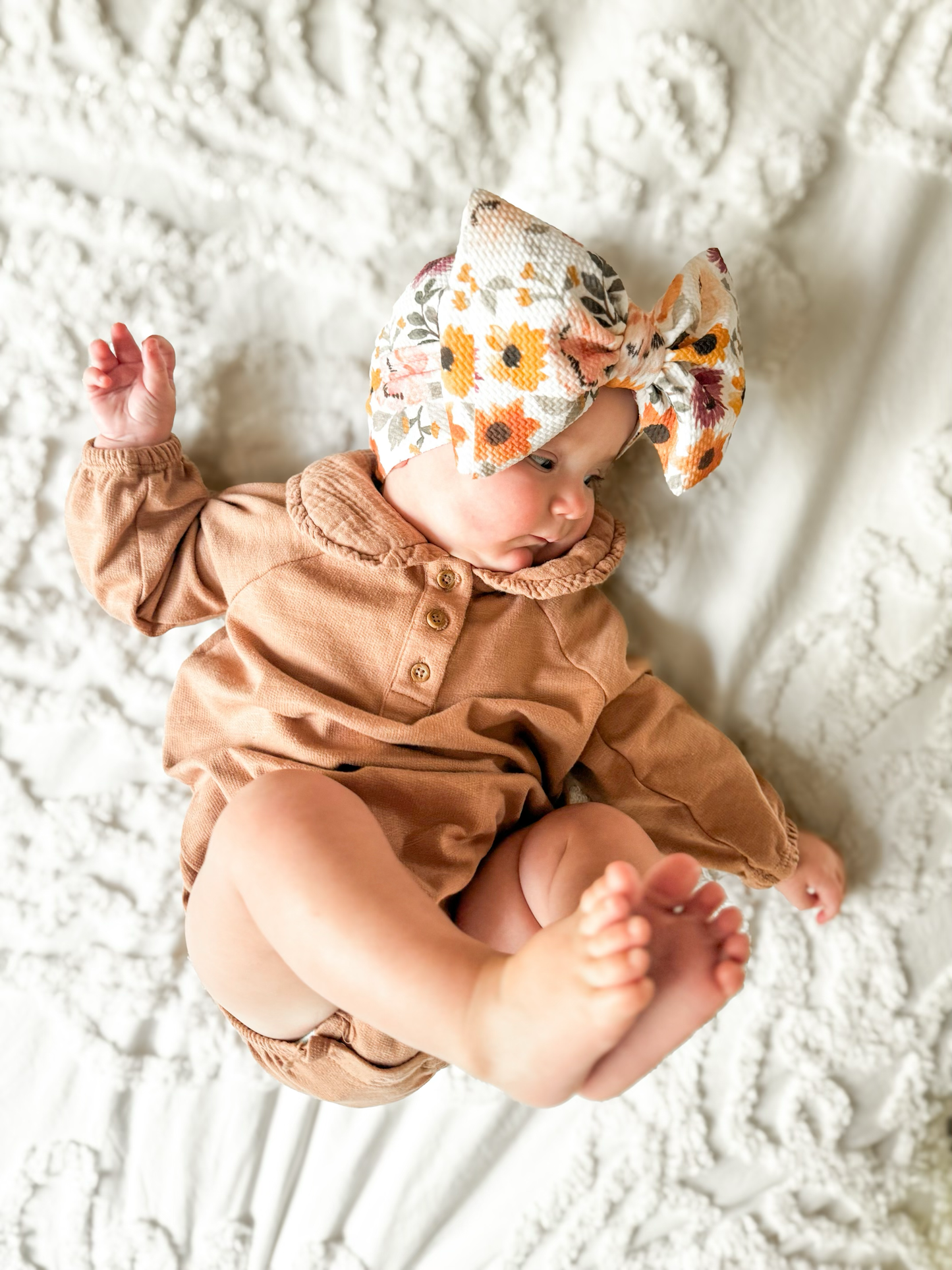Fall Flora Headwrap Bow