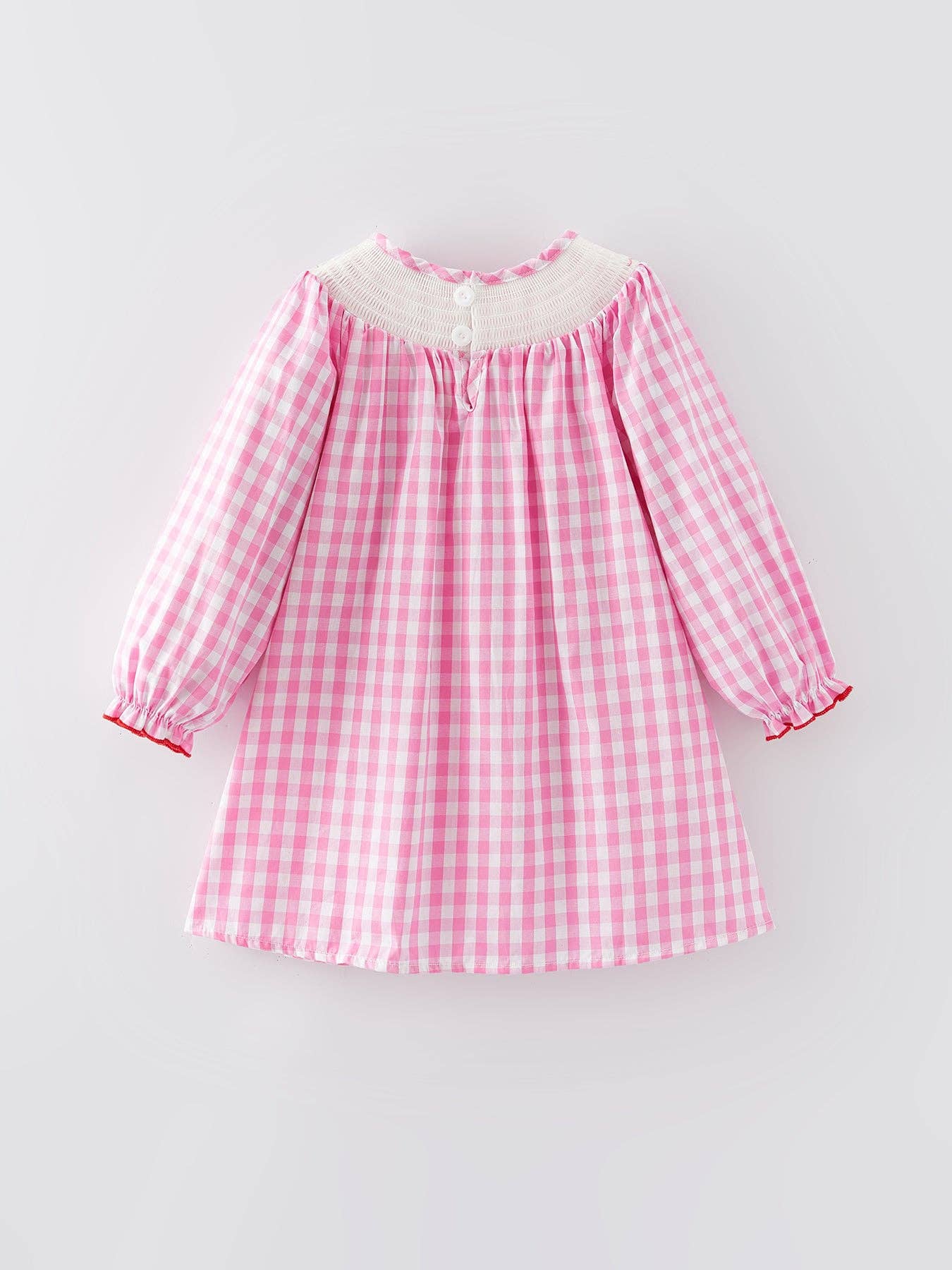 Valentine's Day Pink Smock Dress