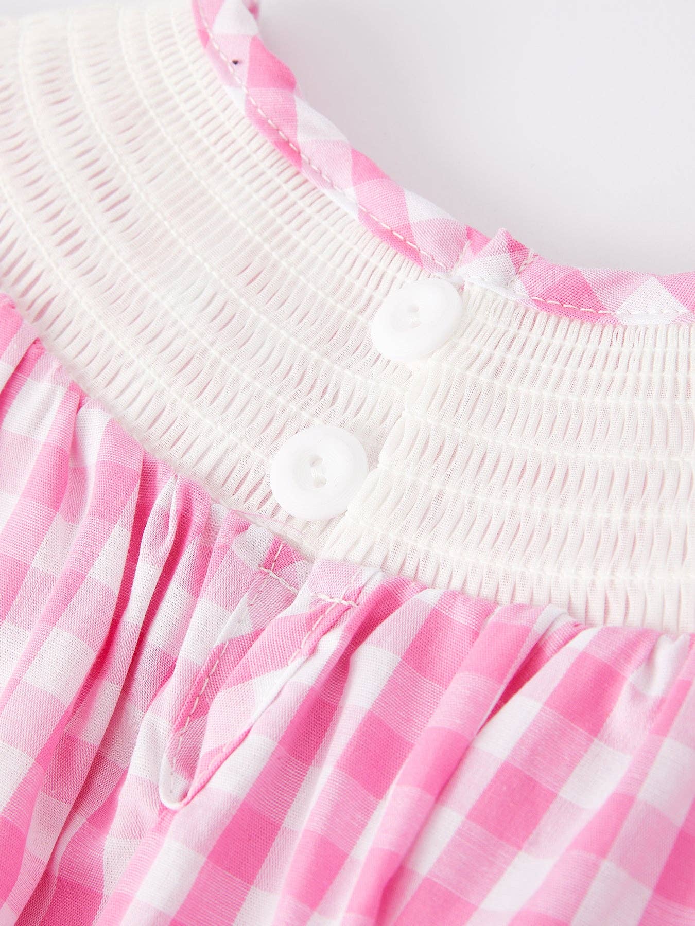 Valentine's Day Pink Smock Dress