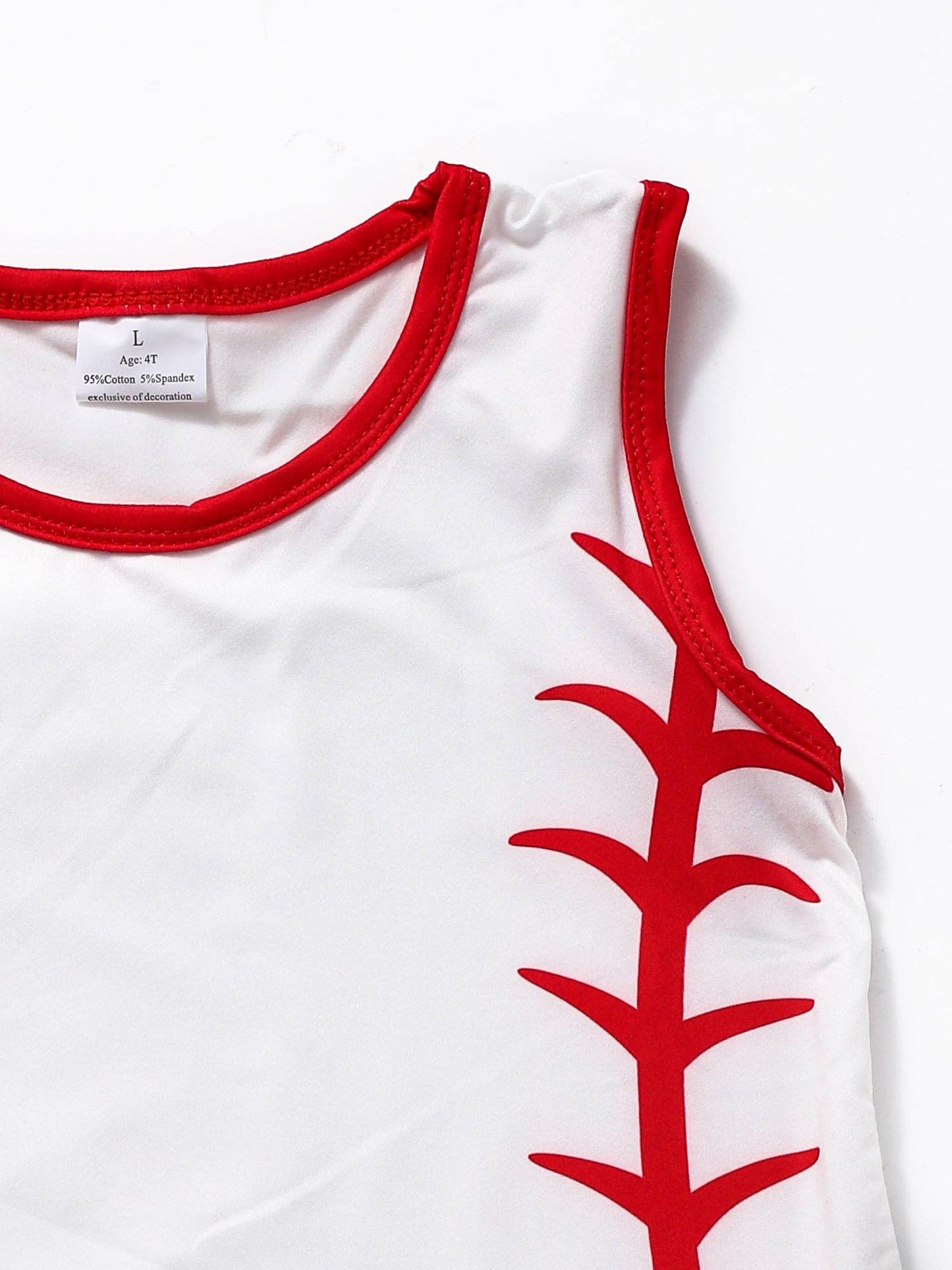Girls Sleeveless Baseball Dress