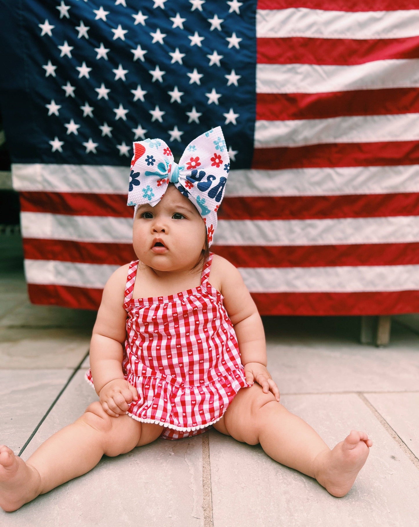 4th Of July Hairbow