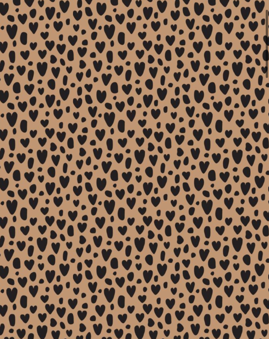 Leopard Print Heart Headwrap Bow