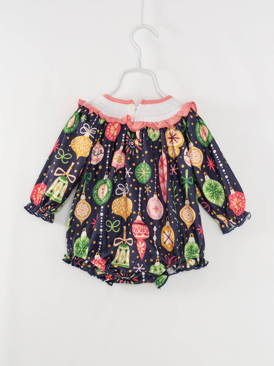 Christmas Ornaments Bubble Romper