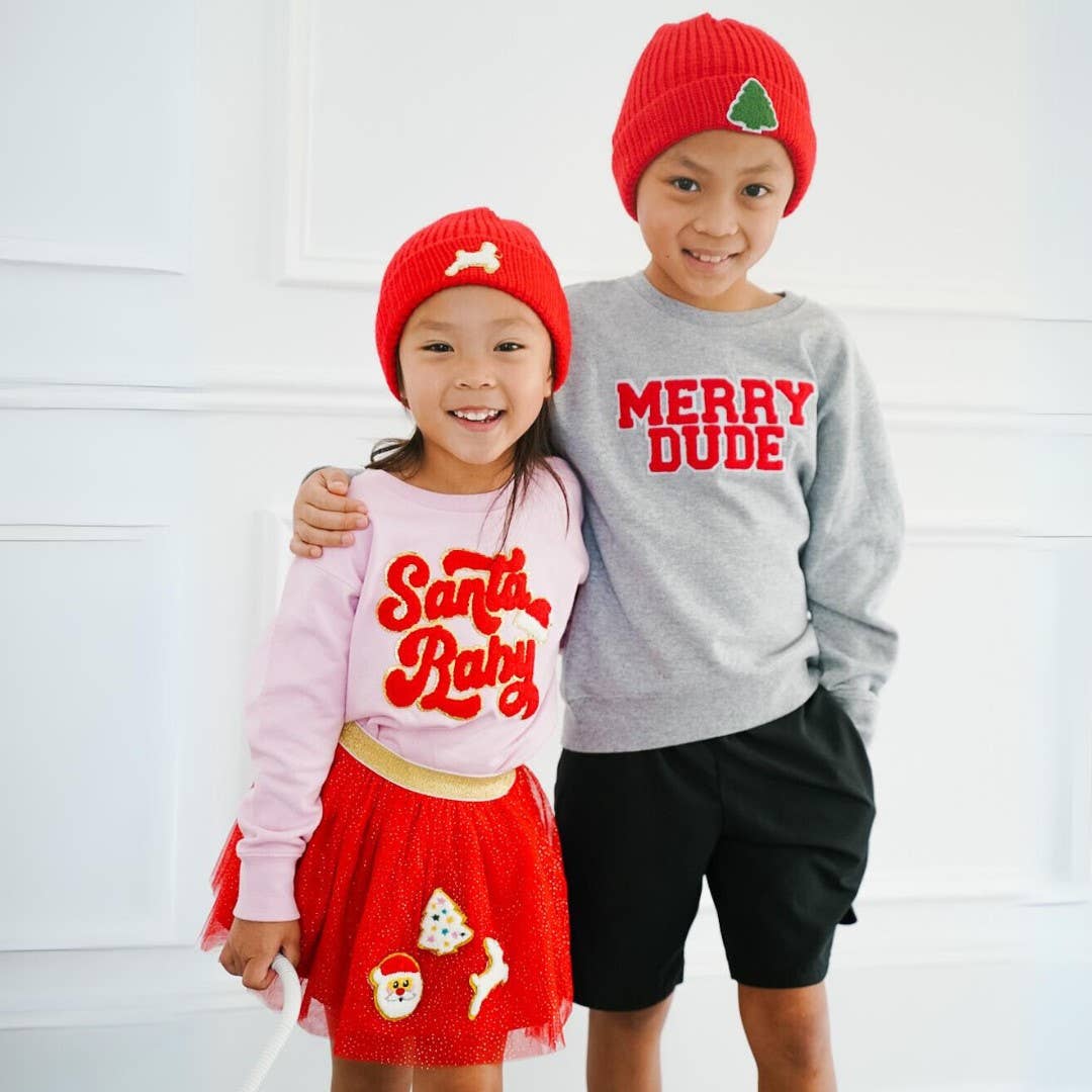 Santa Baby Patch Christmas Sweatshirt