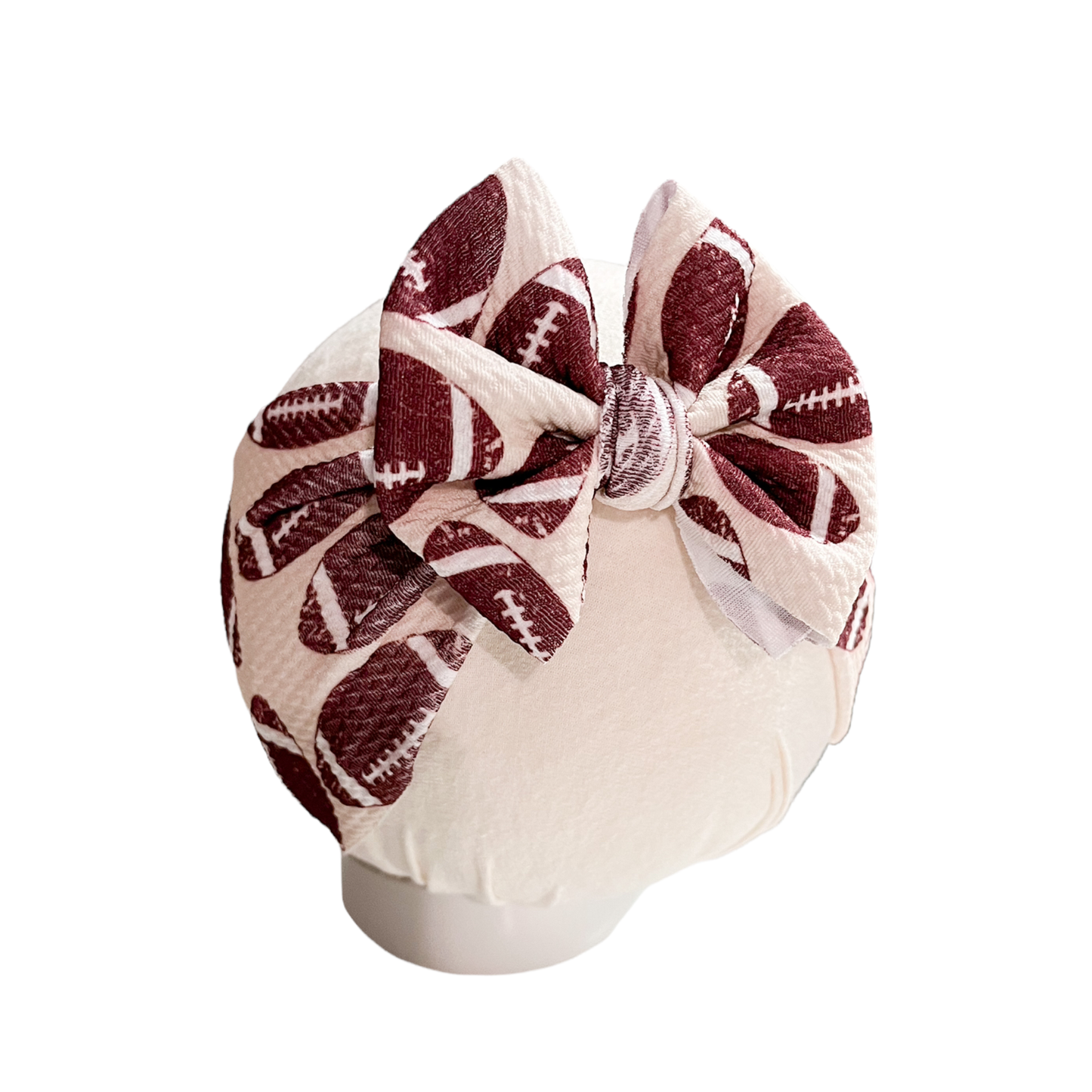 Football Headwrap Bow