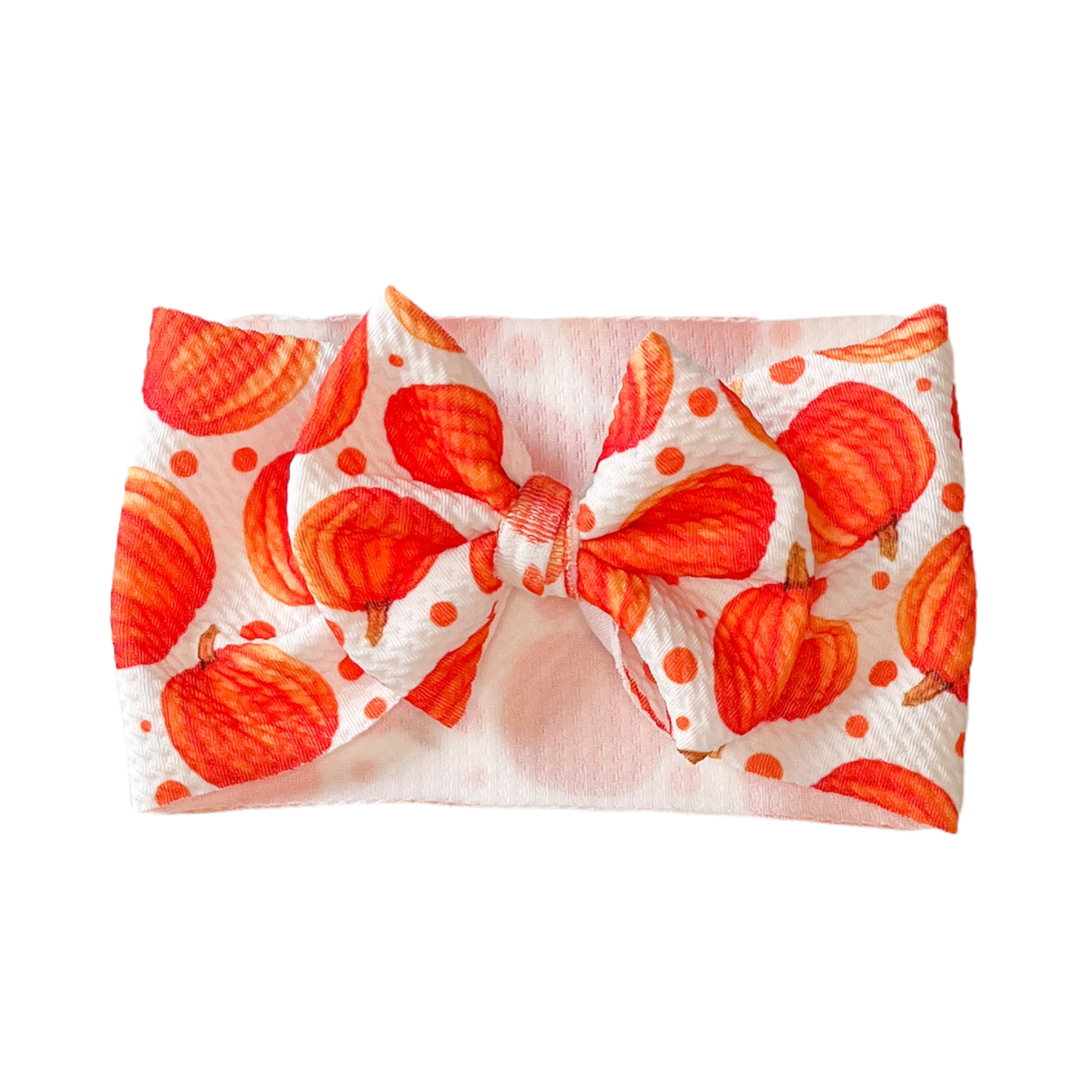 Fall Pumpkins Headwrap Bow