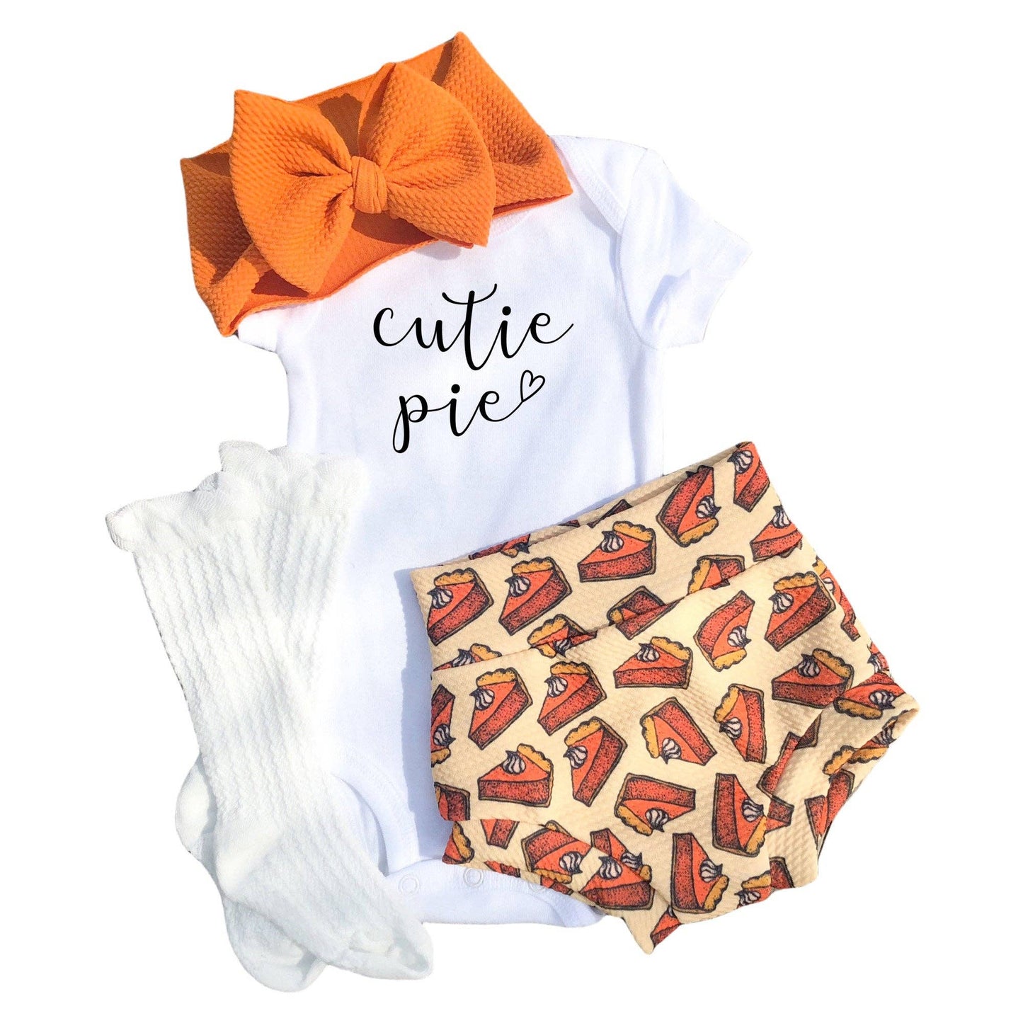 Thanksgiving Cutie Pie Baby Bummies Set