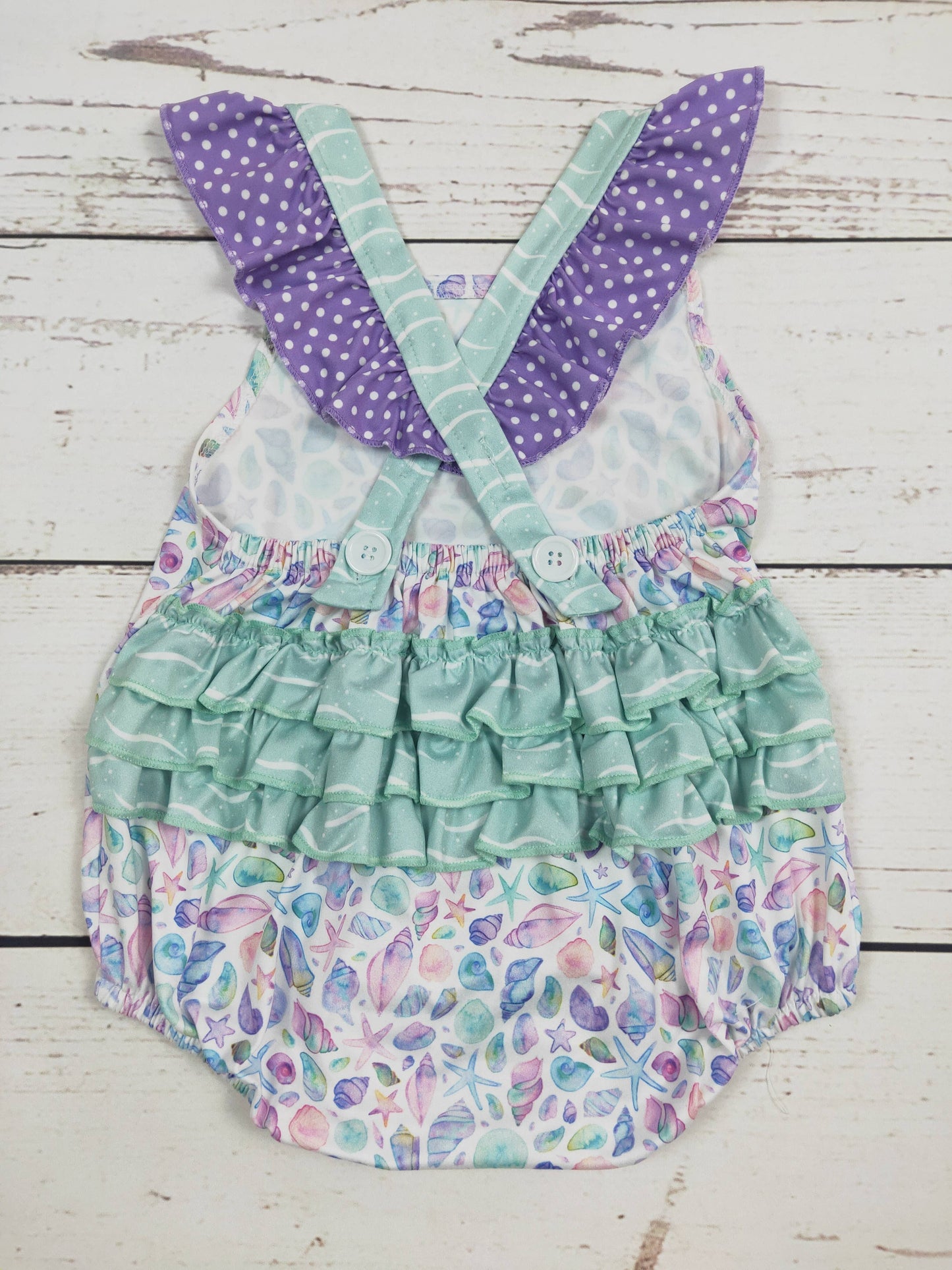 Seashell Bubble with Ruffle Bottom