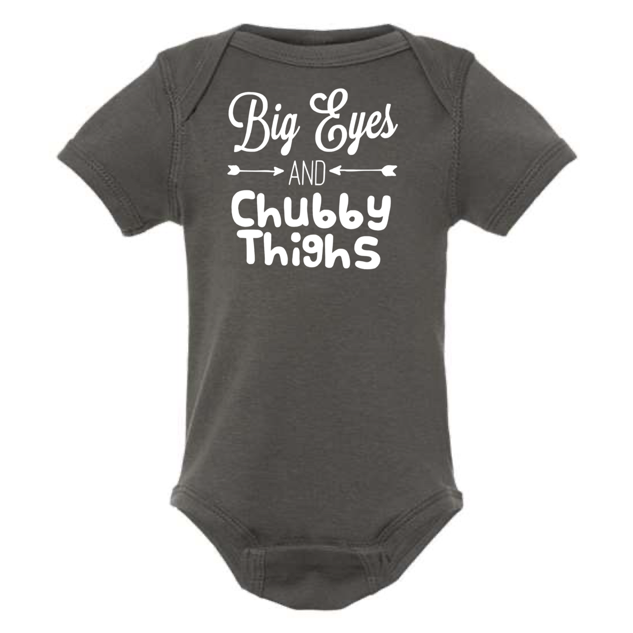 dkhandmade - BIG EYES AND CHUBBY THIGHS BABY ONESIE