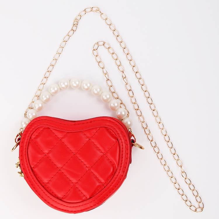 Sparkle Sisters by Couture Clips - Quilted Heart Purse