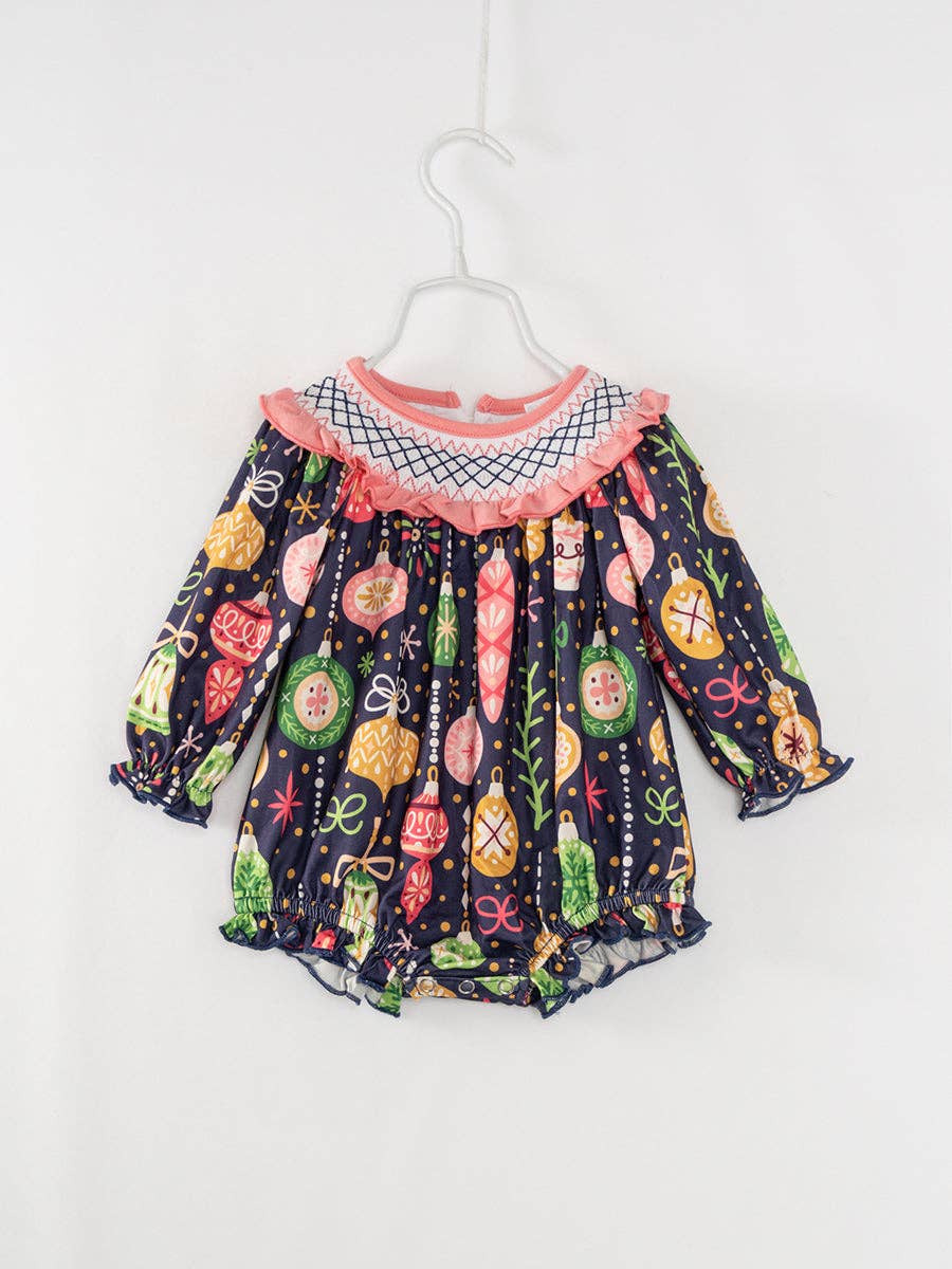 Christmas Ornaments Bubble Romper