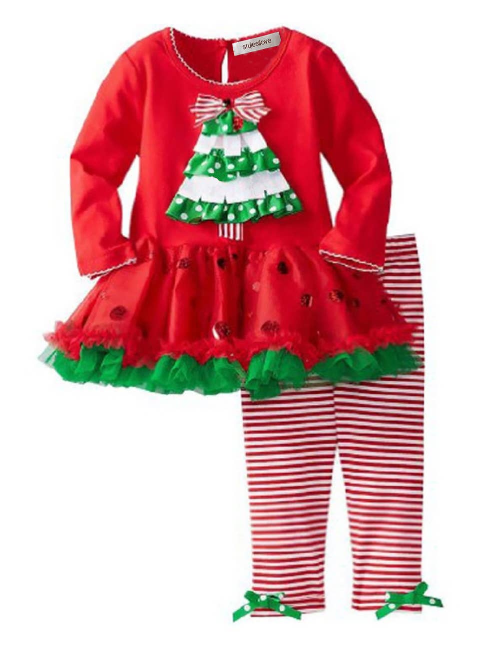 Girls Christmas Tree Set