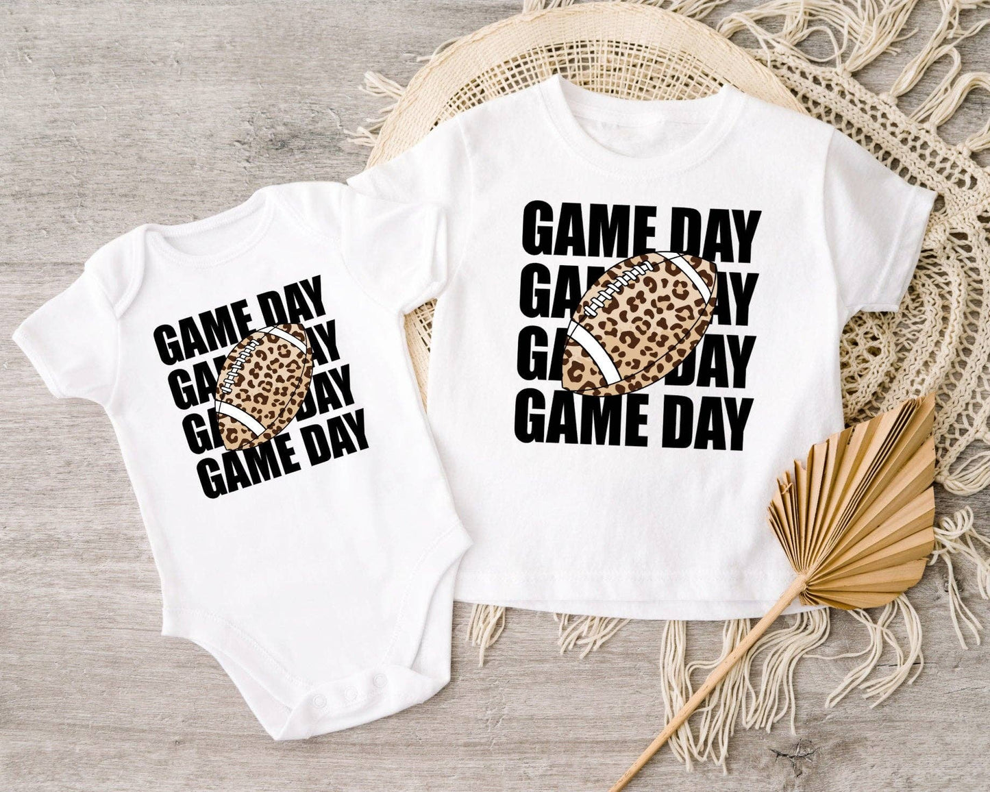 Fall Footballs Baby Bummies Set