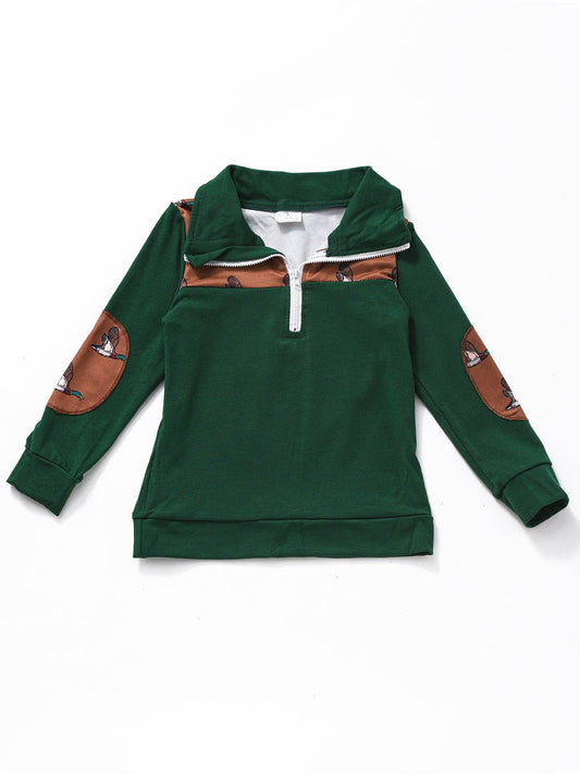 Green Duck Pullover