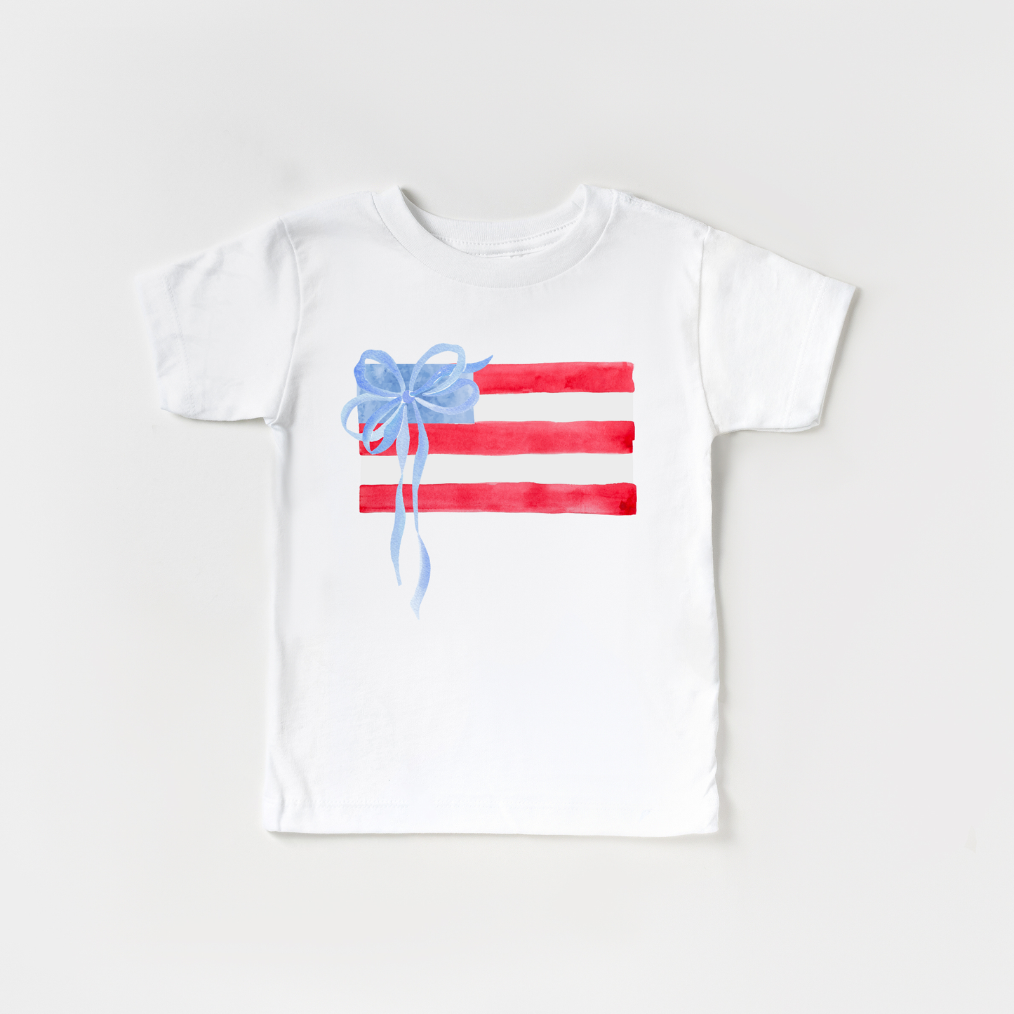 American Flag Bow T-Shirt